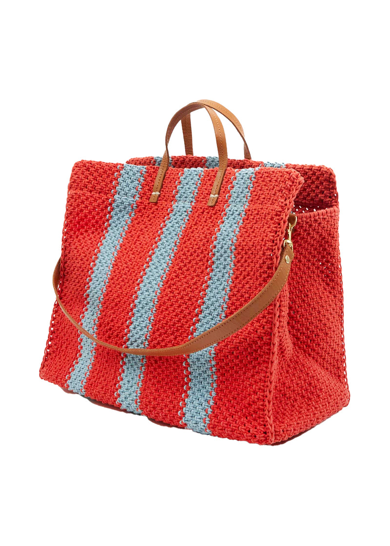 Summer simple tote in CIAO bright poppy