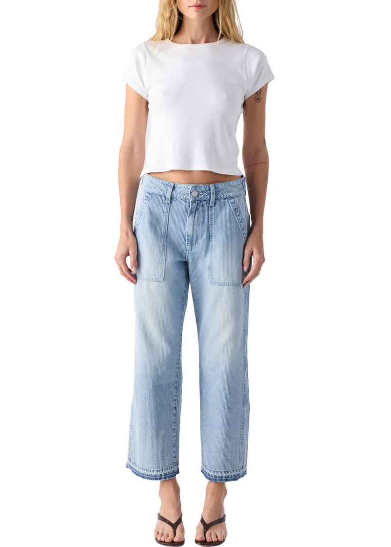 *PREORDER* Easy army slouch crop in enjoy