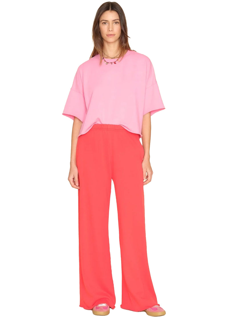 Emmette sweatpant in jetty red