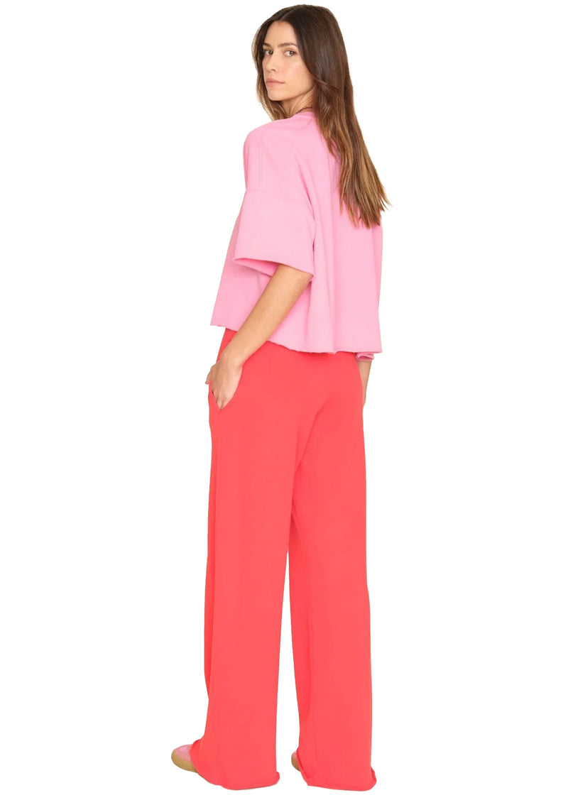 Emmette sweatpant in jetty red