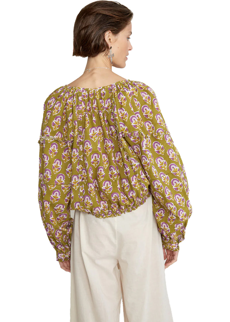 Greta blouse in willow