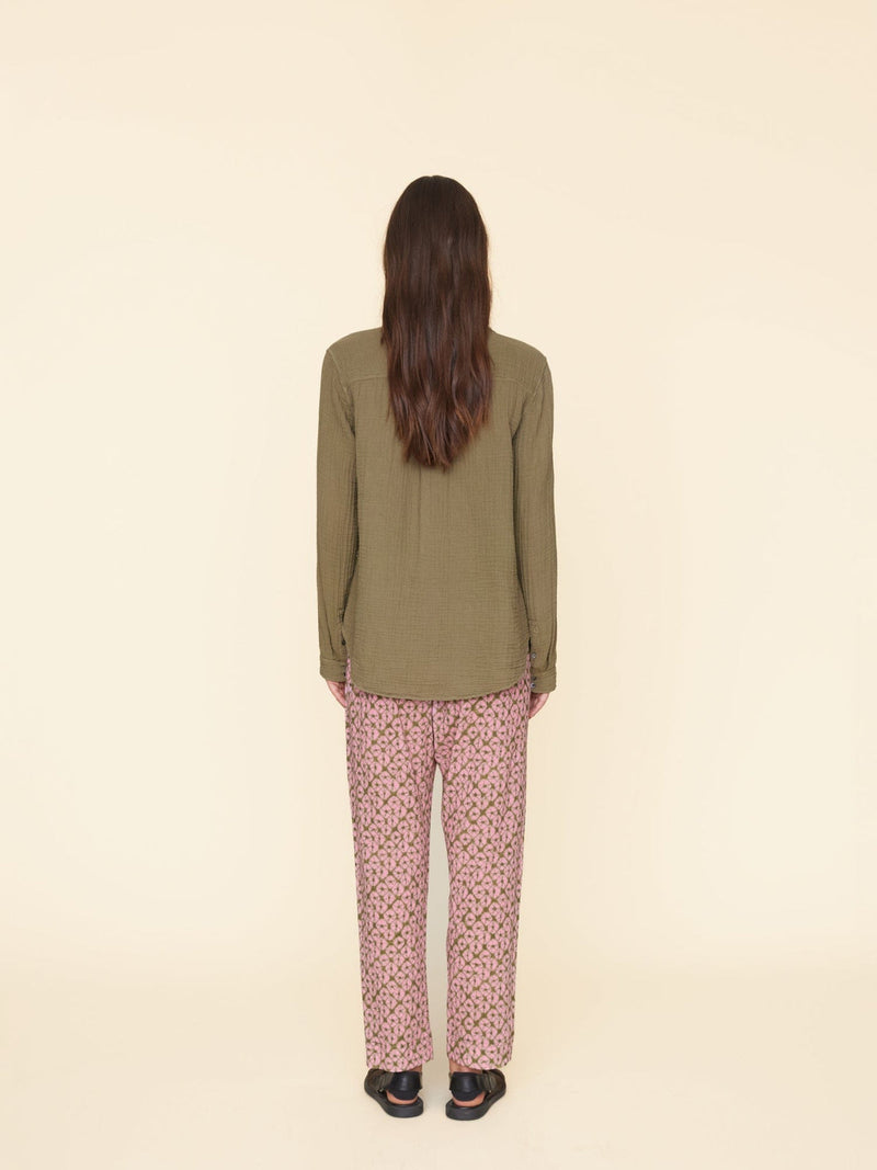 Draper pant in fig shell