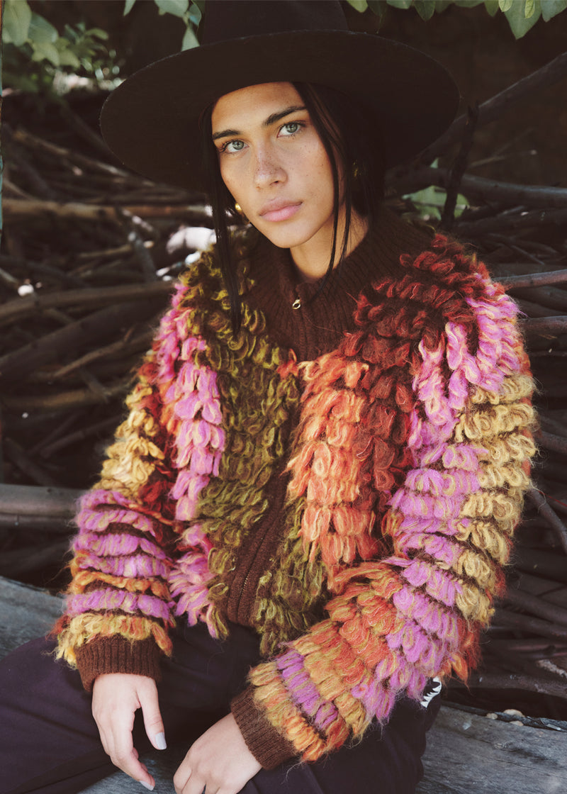 Marjorie cardigan in multi