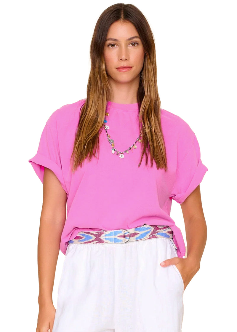 Palmer tee in purple plum