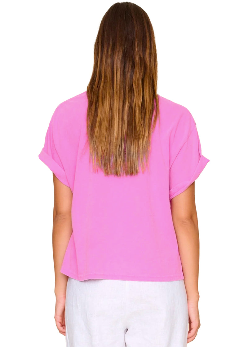 Palmer tee in purple plum