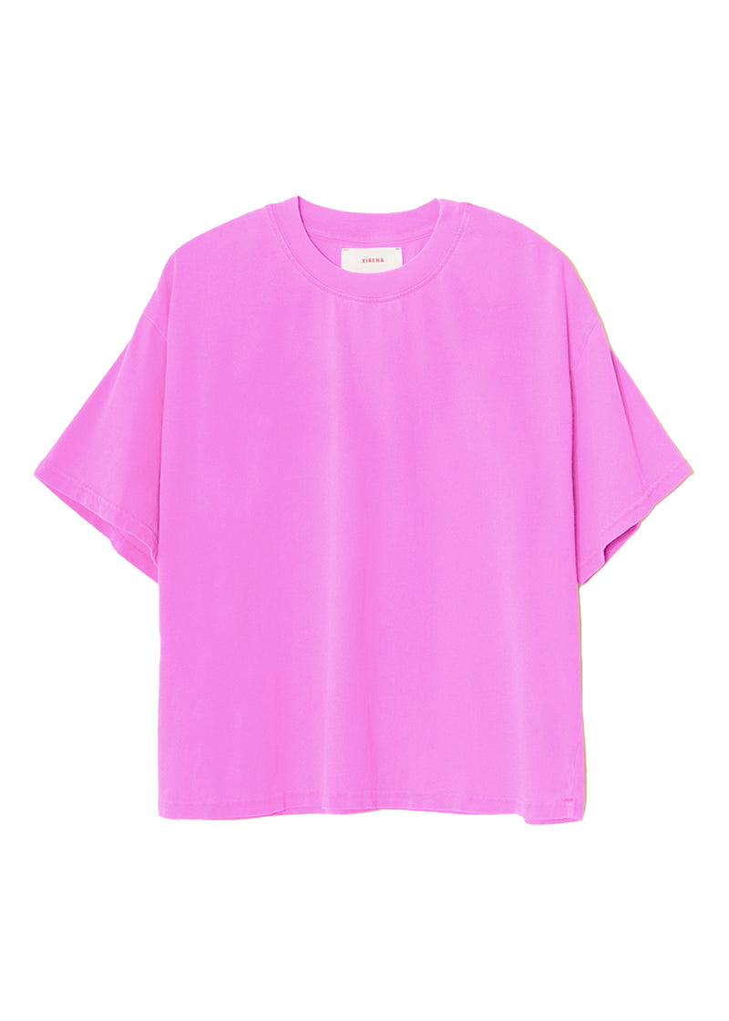 Palmer tee in purple plum