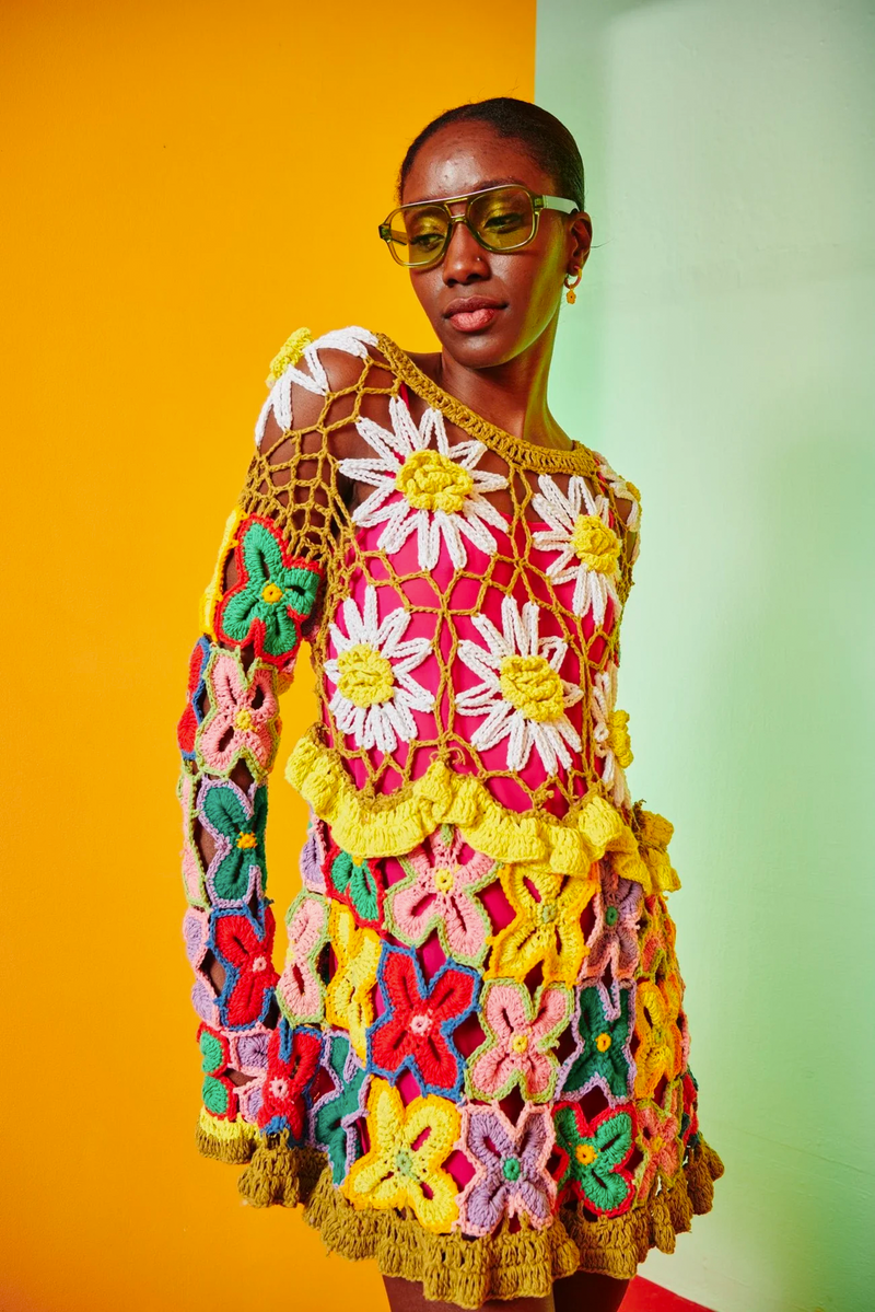 Galena dress in crochet