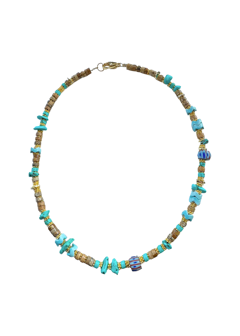 Turquoise awalleh necklace