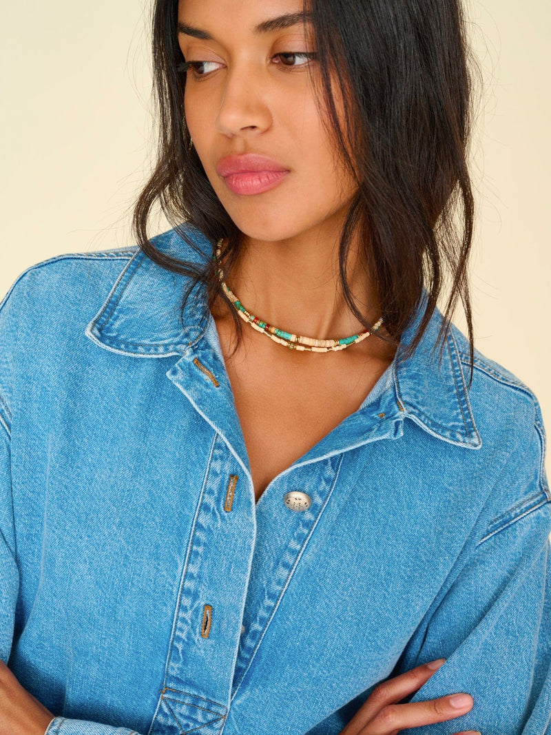 Wildes shirt in blue jay