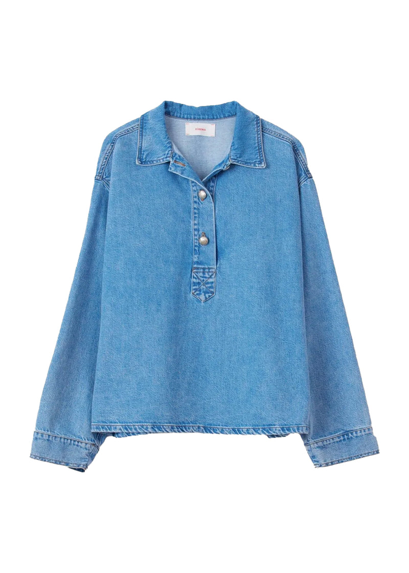 Wildes shirt in blue jay