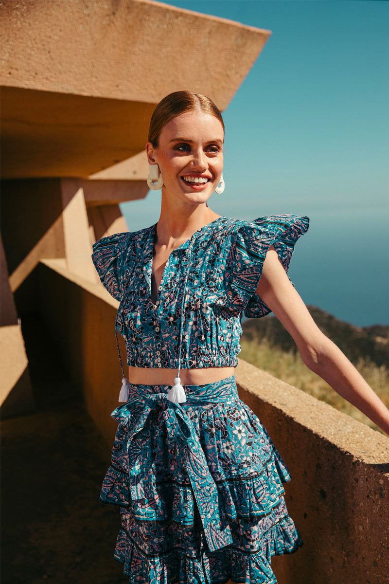 Alice blouse in paisley print