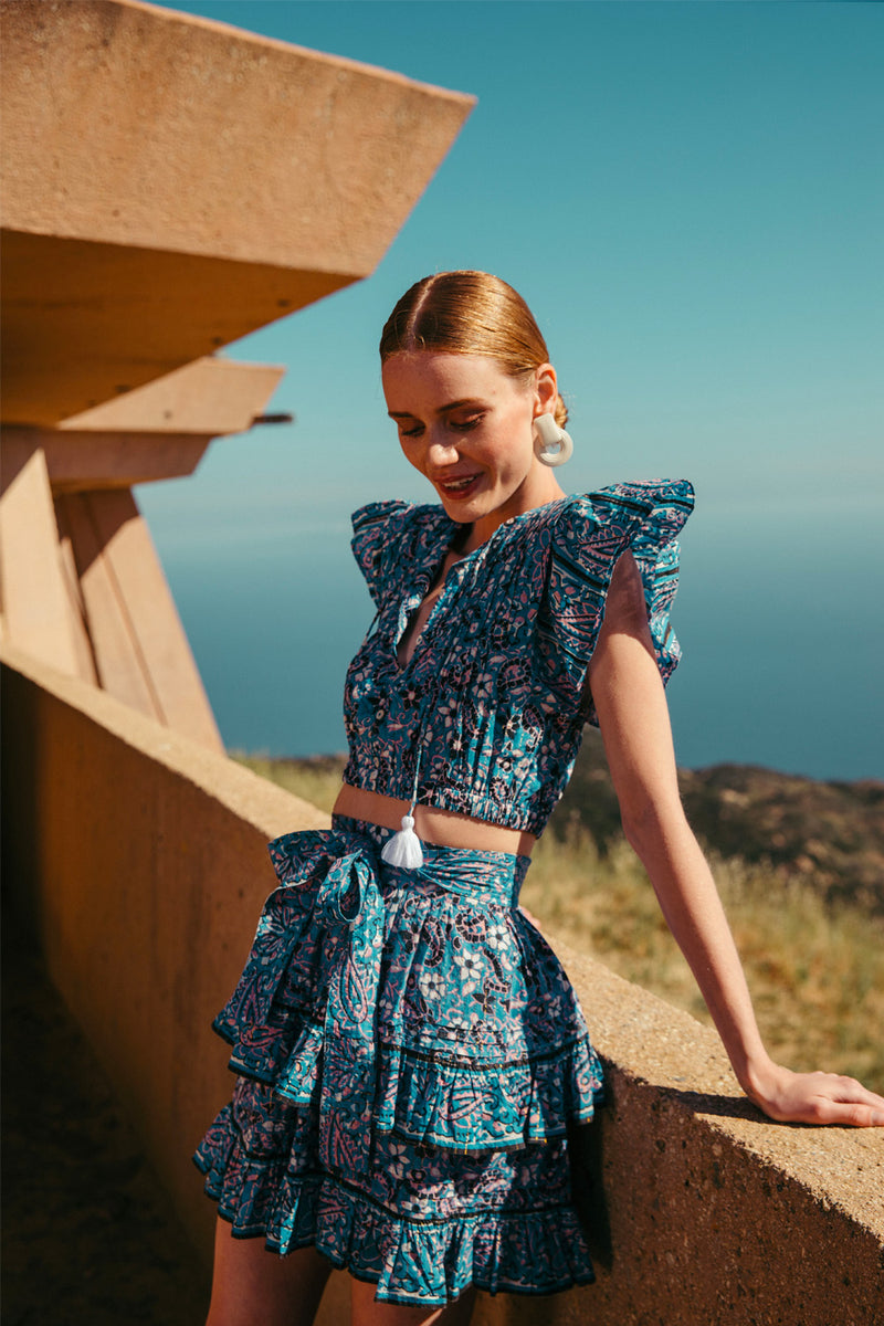 Alice blouse in paisley print