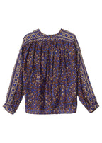 Arden top in royal brown