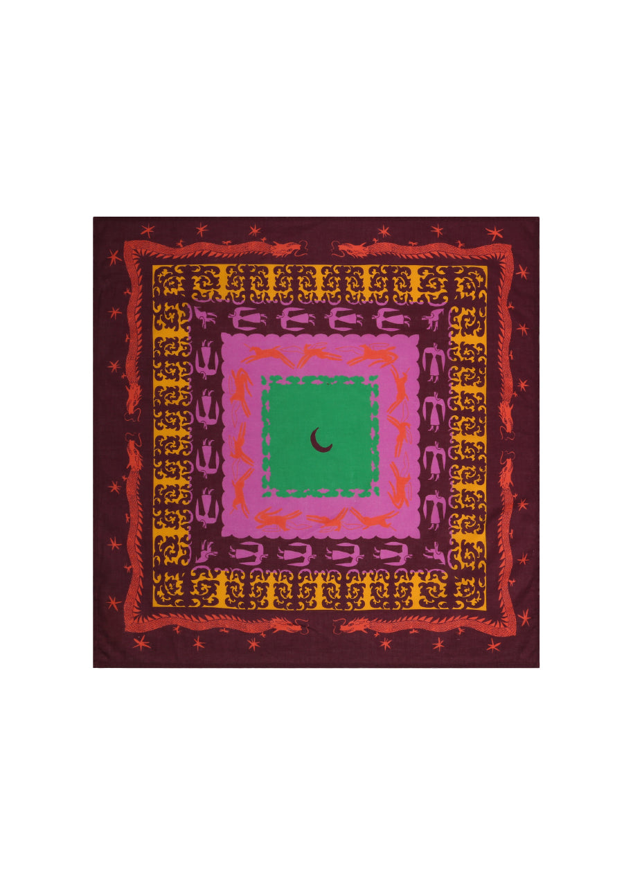 Argo bandana in dragon horse multi
