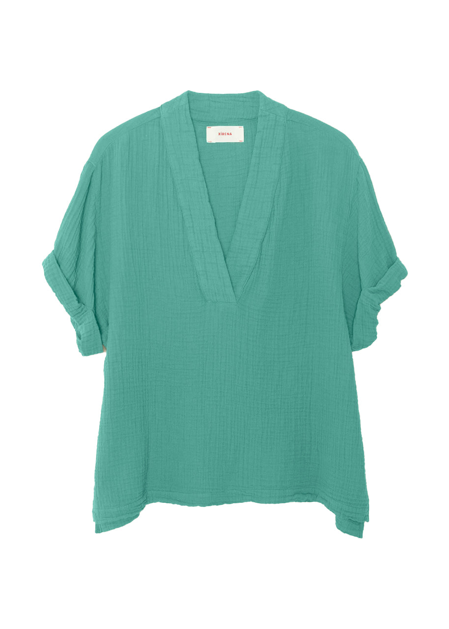 *PREORDER* Avery top in bottle green