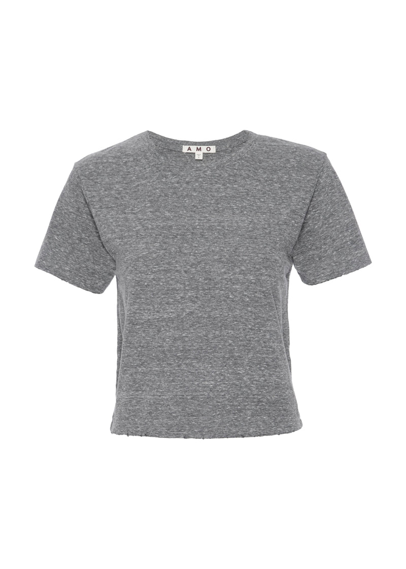 Babe tee in heather grey