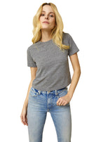 Babe tee in heather grey