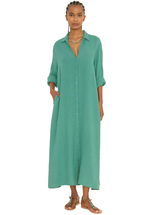 Green Gauze Boden Dress by XiRENA
