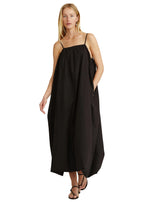 Cami bubble dress in caviar