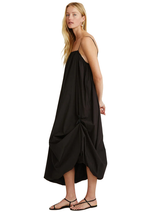Cami bubble dress in caviar