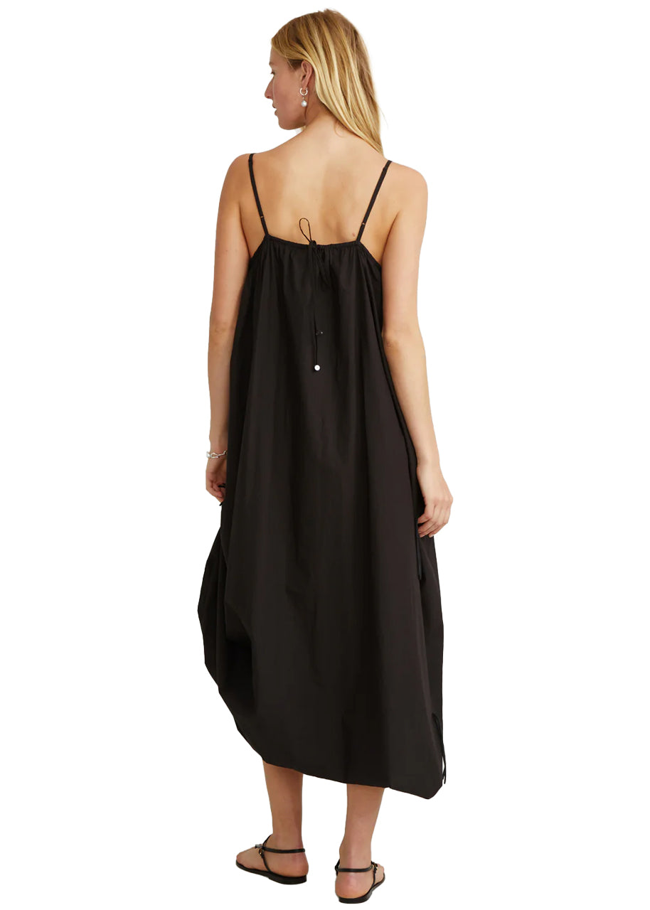 Cami bubble dress in caviar