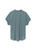 Channing shirt in steely blue