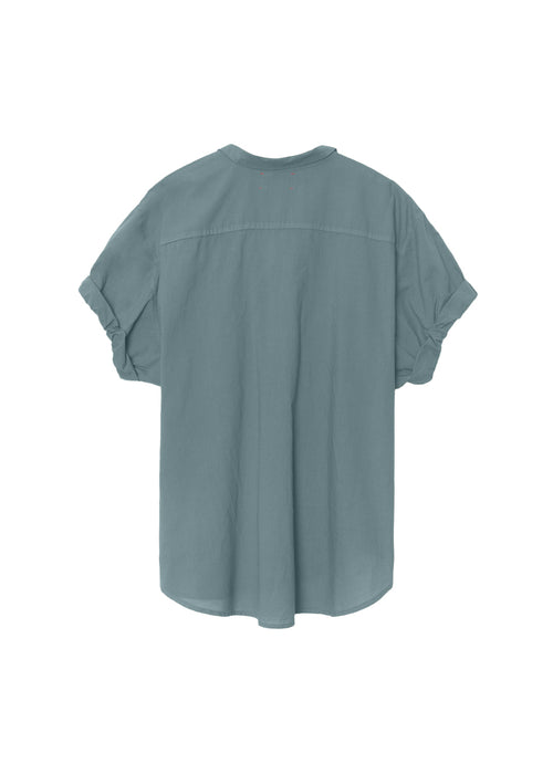 Channing shirt in steely blue