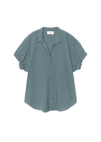 Channing shirt in steely blue
