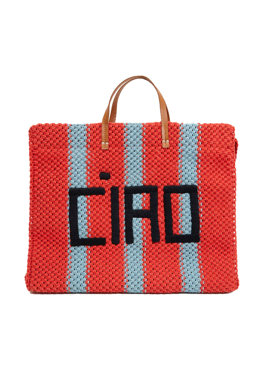 *PREORDER* Summer simple tote in CIAO bright poppy