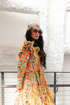 Coquelicot dress in multi
