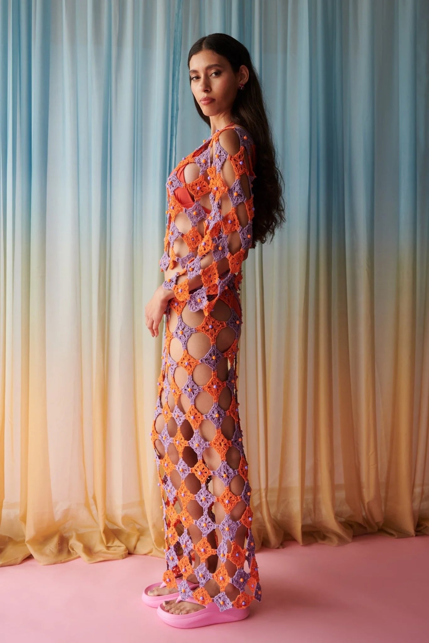 Dakhla top in orange