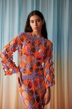 Dakhla top in orange