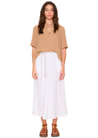 Deon skirt in white