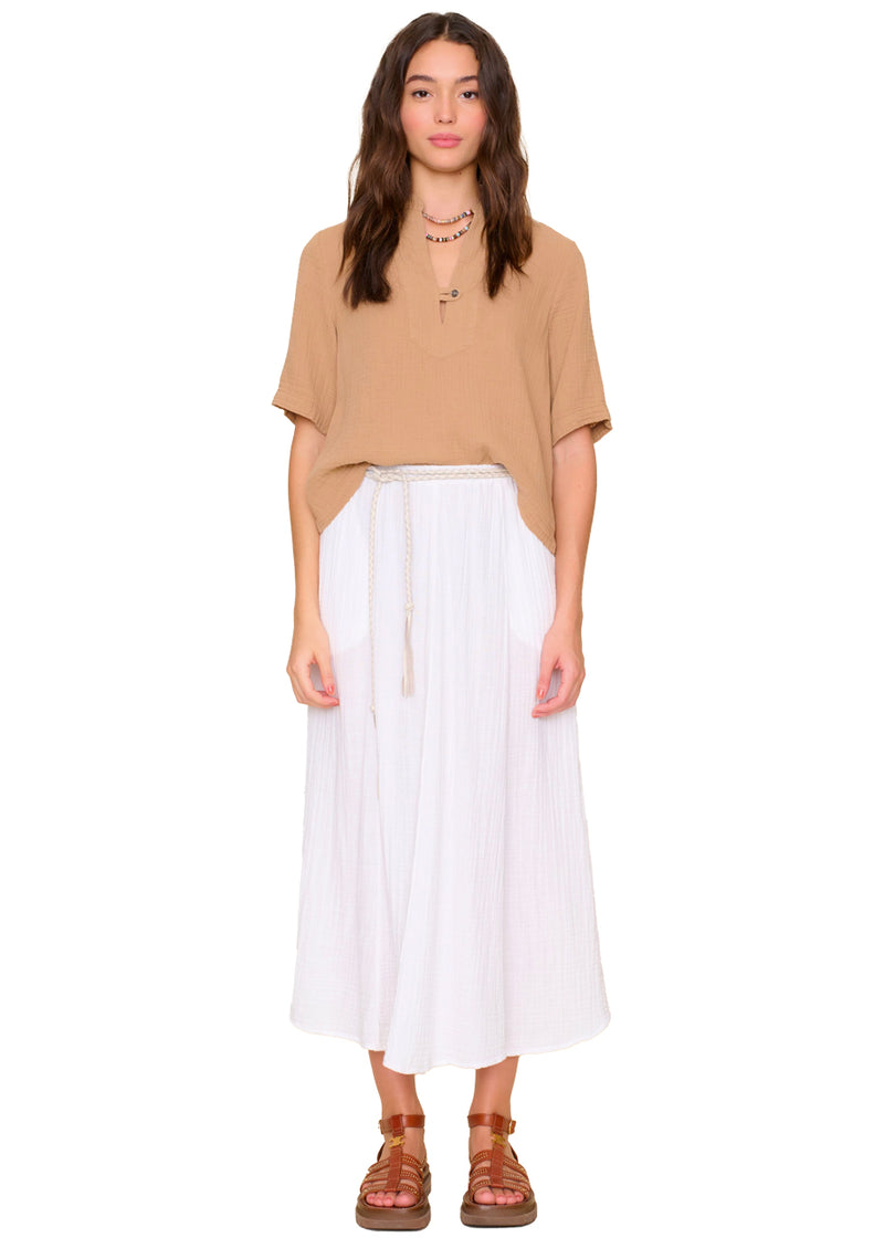 Deon skirt in white