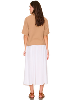 Deon skirt in white