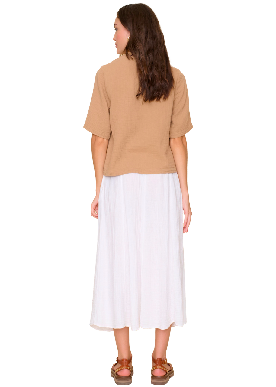 Deon skirt in white