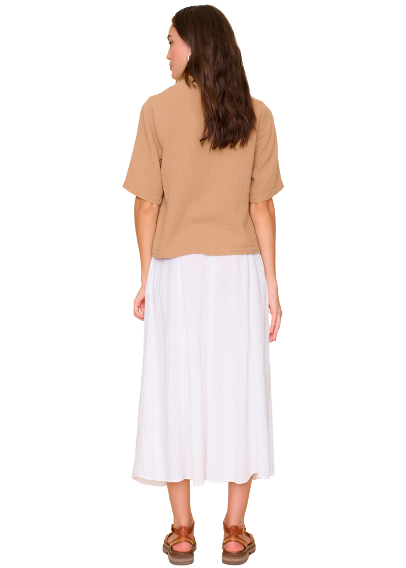 Deon skirt in white