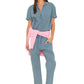Draper pant in steely blue
