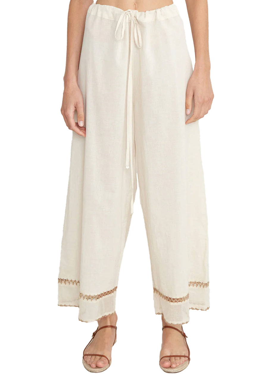 Ella pant in antique white