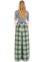 Free pants in olive check