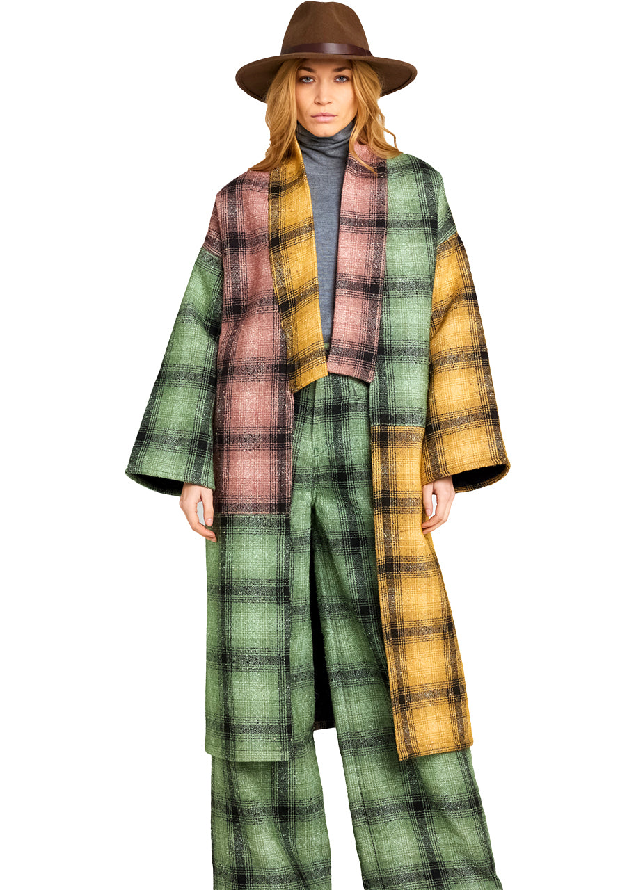 *PREORDER* Free coat in olive check