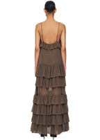 Giselle dress in pebble