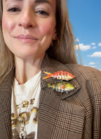 Goldfish brooch