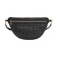 Grande fanny in black rattan