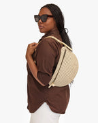 Grande fanny in cream rattan