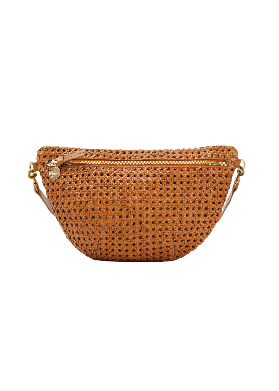 Grande fanny in tan rattan