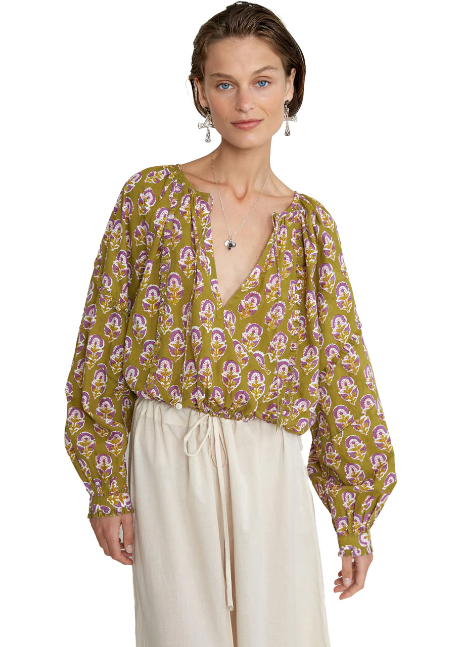 Greta blouse in willow