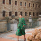 Houx dress in green plaid