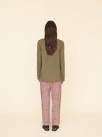 Draper pant in fig shell