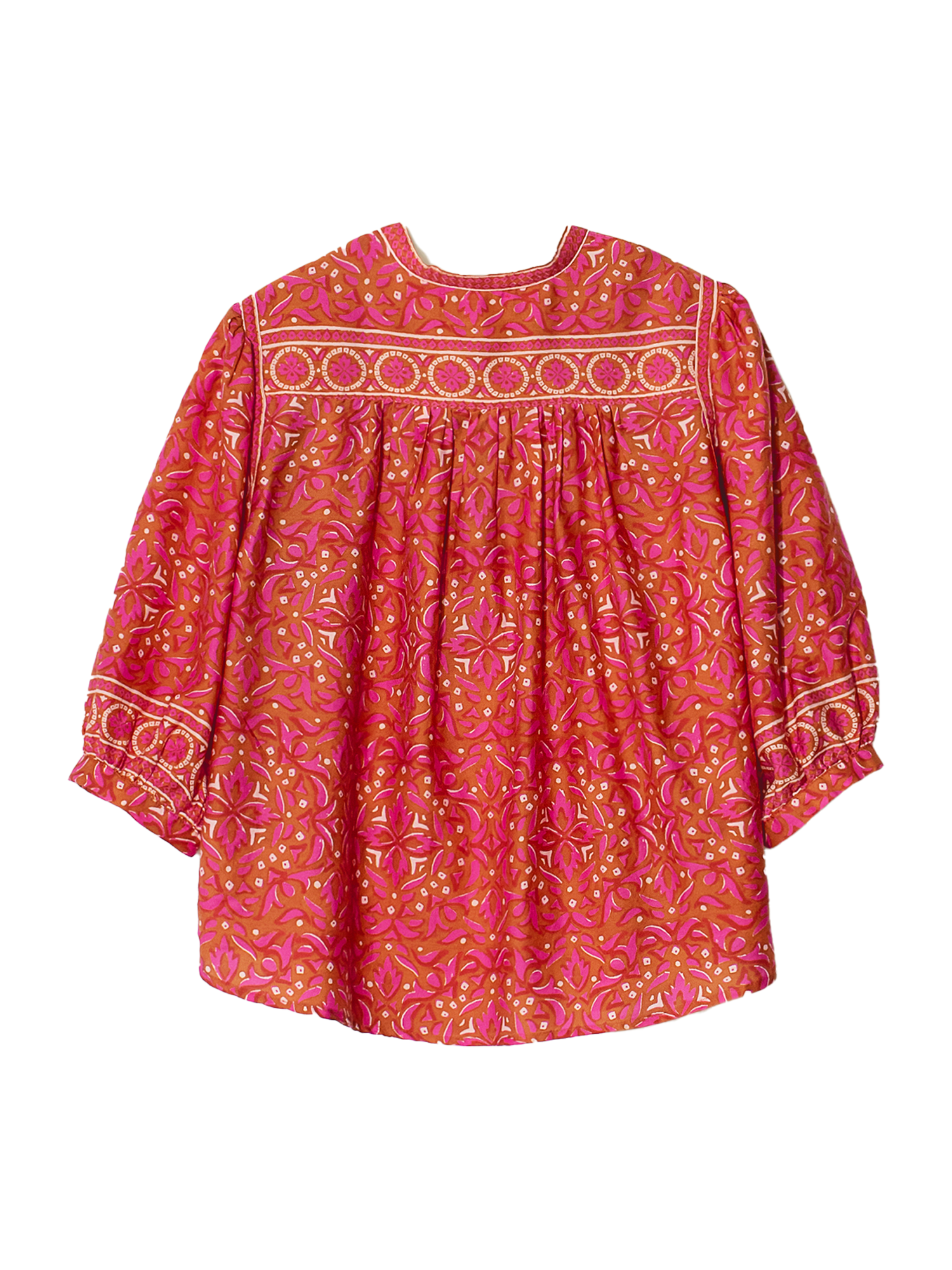 Lola top in pink terra
